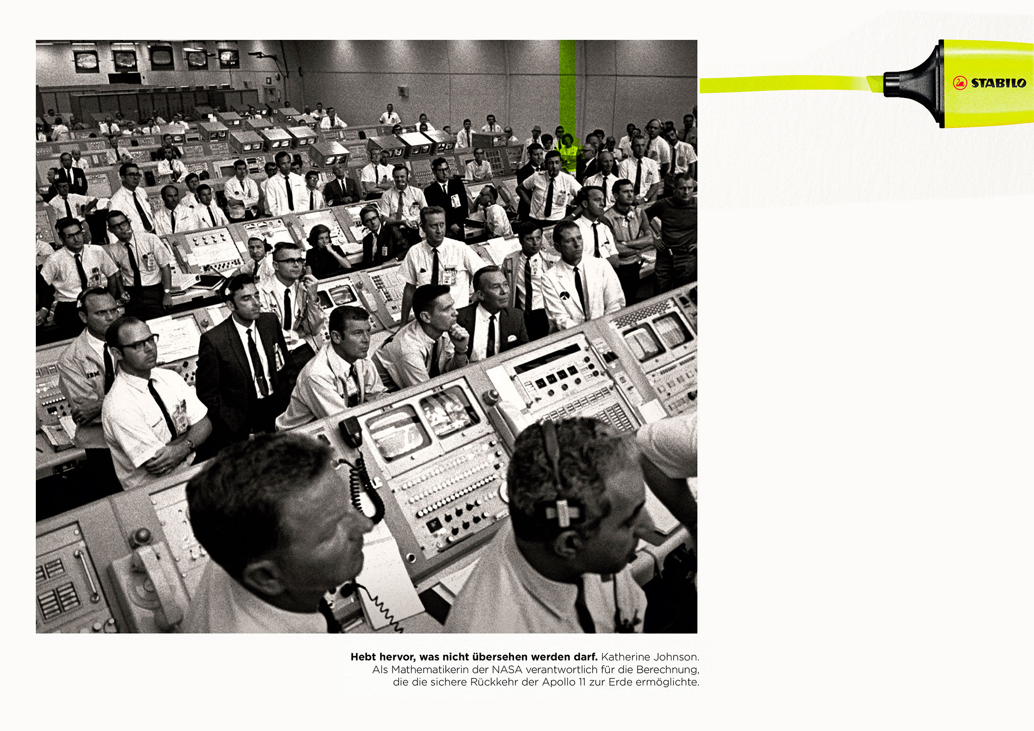 Horizontal test of the advertisement